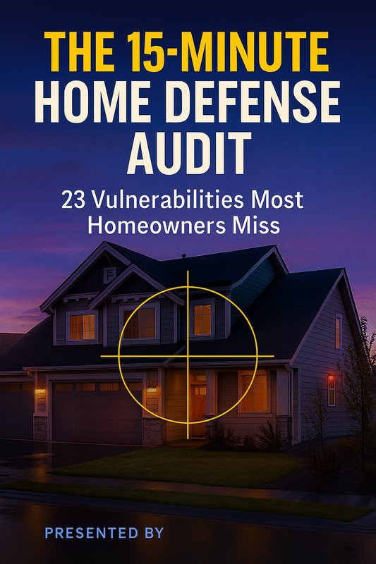 The 15-Minute Home Defense Audit: 23 Vulnerabilities Most Homeowners Miss